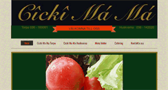 Desktop Screenshot of cickimama.com