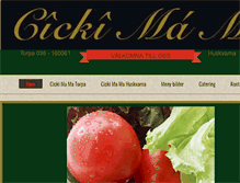 Tablet Screenshot of cickimama.com